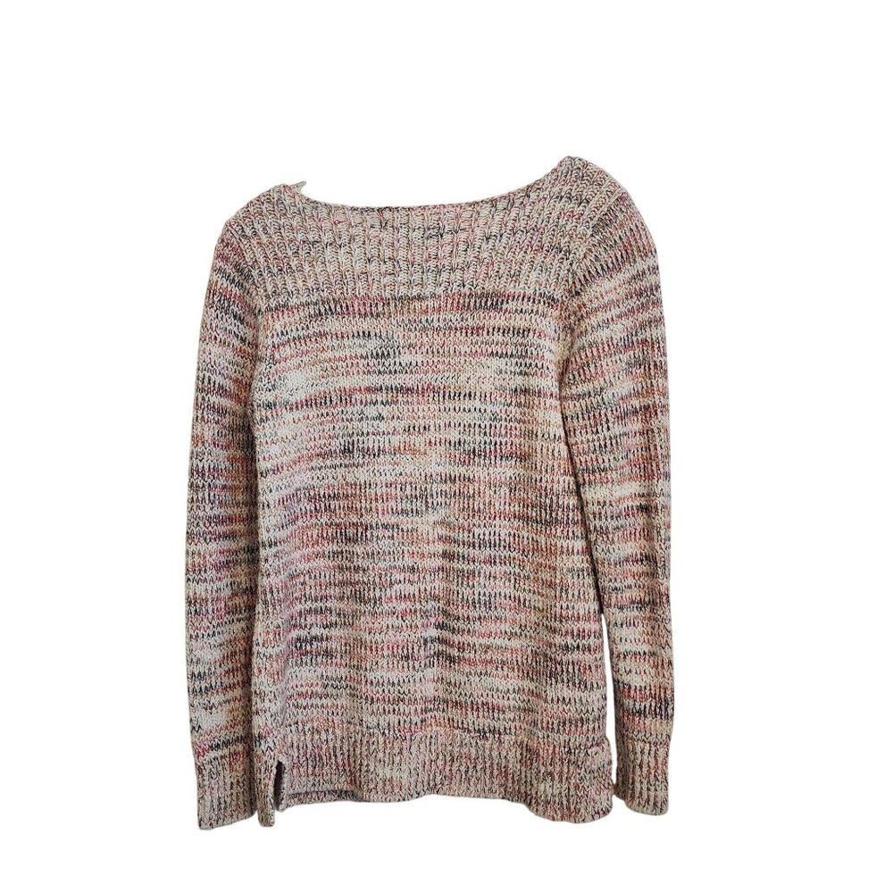 Colorful Knit Sweater By Loft In Size Small
